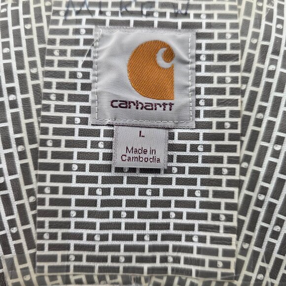 Carhartt Shoreline Vapor Jacket Mens Large  Digital Camo Packable Storm Defender - Picture 11 of 16